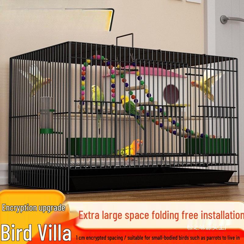 Multispecies Bird Cage: Suitable for Budgies, Cockatiels, Lovebirds, Mynas, and Pigeons - Breeding and Housing Solution.