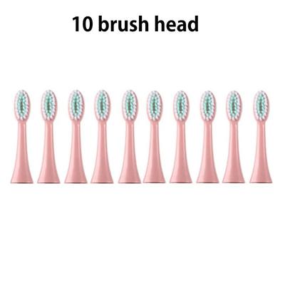 10pcs Original Replacement Brush Heads For Children Sonic Electric Toothbrush Soft Brush Head Deep Clean Smart Tips Accessories