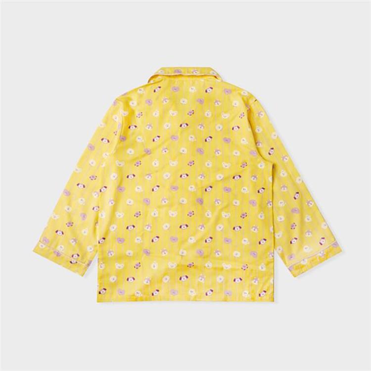 Line Friends BT21 Новый базовый комплект пижамы в желтую полоску (М - Л) L — фото 3