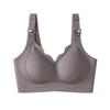 Nursing underwear women's seamless thin style without steel ring soft support gathering anti-sagging comfortable pregnant women postpartum mother bra