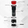 AD16-16DS LED Indicator Light: 16MM, 24V, 220V/380V, Red/Yellow/Green/Blue/White Signal.