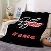 Motogp Name Blanket Lightweight Blanket For Sofa Bed Travel Camping Living Room Office Sofa Chair And Bed Digital Printed Fleece Blanket With Soft And