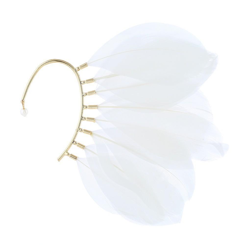 Feather For Earrings Women With Alloy Material For Casual And Wear Party