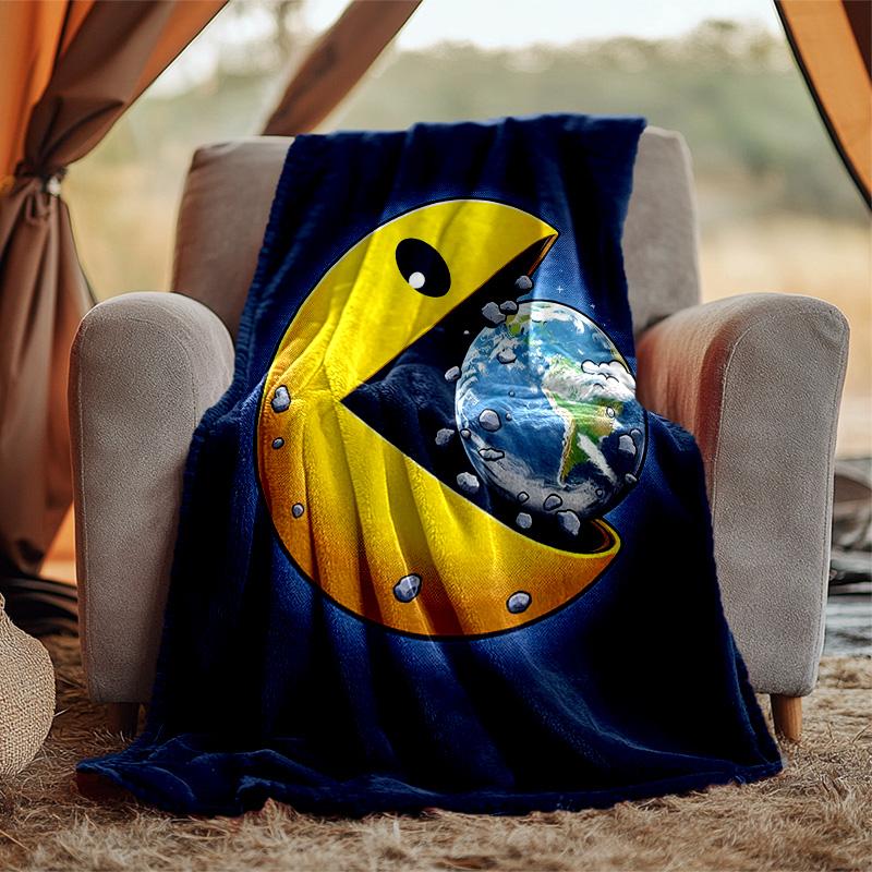 Pixel-Spiel Flanelldecke Weich Warm Ganzjahres-Überwurf, Design für Camping, Autoreisen, Wandern Sofa, Bett, Büro Perfektes Geschenk für Partys