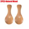 1-10Pcs Mini Wooden Spoons Small Kitchen Spice Condiment Spoon Sugar Tea Coffee Scoop Short Handle Wood Kids Spoon Kitchen Gadge