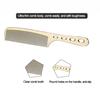  Pettine Acciaio Professionale Ultra Sottile per Parrucchiere Strumento per Styling Capelli Parrucchiere