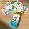 Electronic Flash Card Russian Learning Machine Toy Talking Flashcards Kids Preschool English Audio Book Toddlers Education Gifts
