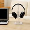 Universal Plastic Headphones Stand Rack Transparent with Phone Holder Headphone Bracket Detachable Storage Tray Headset Holder
