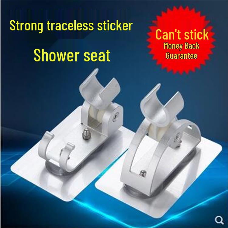 Adjustable Suction Cup Shower Head Holder - No Drilling Needed