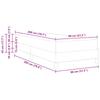 Box Spring Bed with Mattress Pink 80 x 200 cm Fabric