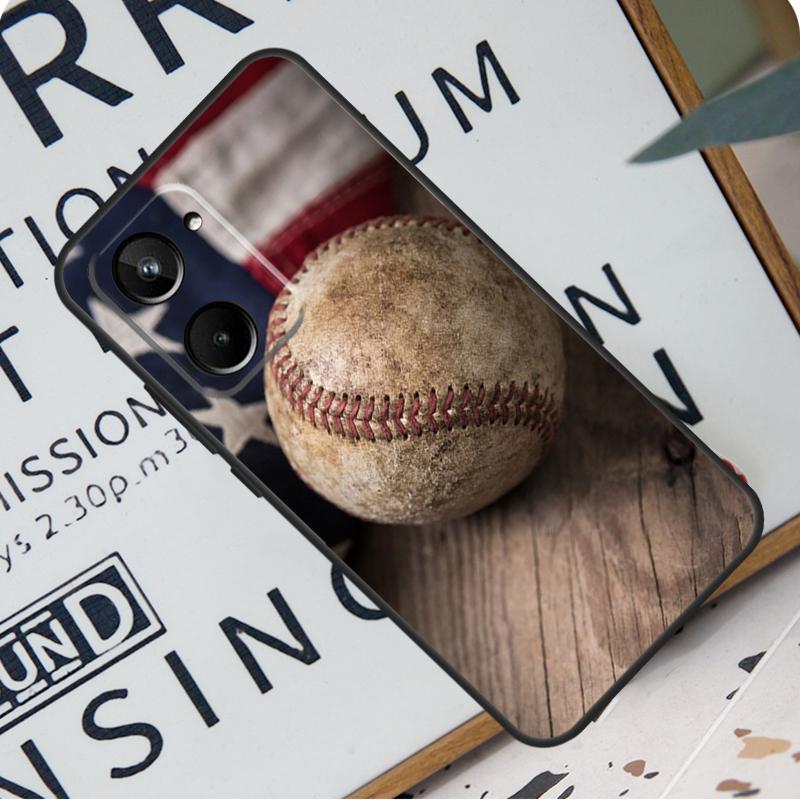 Baseball For Realme C55 C53 C67 GT Neo 5 6 9 10 11 12 Pro Plus C11 C25 C21Y C30 C31 C33 C35 C51 Case