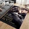 Romantic Movie Print Carpet suitable as a non-slip mat for the living room or bedroom sofa