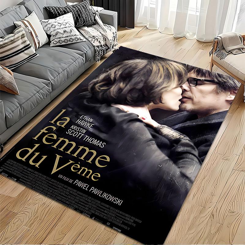 Romantic Movie Print Carpet suitable as a non-slip mat for the living room or bedroom sofa