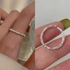 Anello Minimalista da Donna in Argento Sterling 925, Inossidabile, Anello Aperto di Alta Gamma per Dito Indice di Coppia