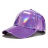 Adjustable Snapback Faux Leather Baseball Cap PU Sparkly Party Hat  Party Occasions