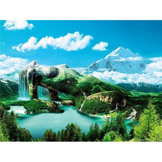 5D DIY Diamond Painting Landscape Pictures Rhinestone Diamond Embroidery Scenic Full Cross Stitch