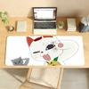 Lustiges D-Dandadan Turbo Oma Katze Mauspad Computer Laptop Gummi Rutschfestes Mauspadd Pad für Gamer Dekoration Schreibtischmatte