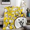 Game The Battle Cats Throw Lightweight G Flannel Blanket Soft Skinfriendly for Summer Cooling