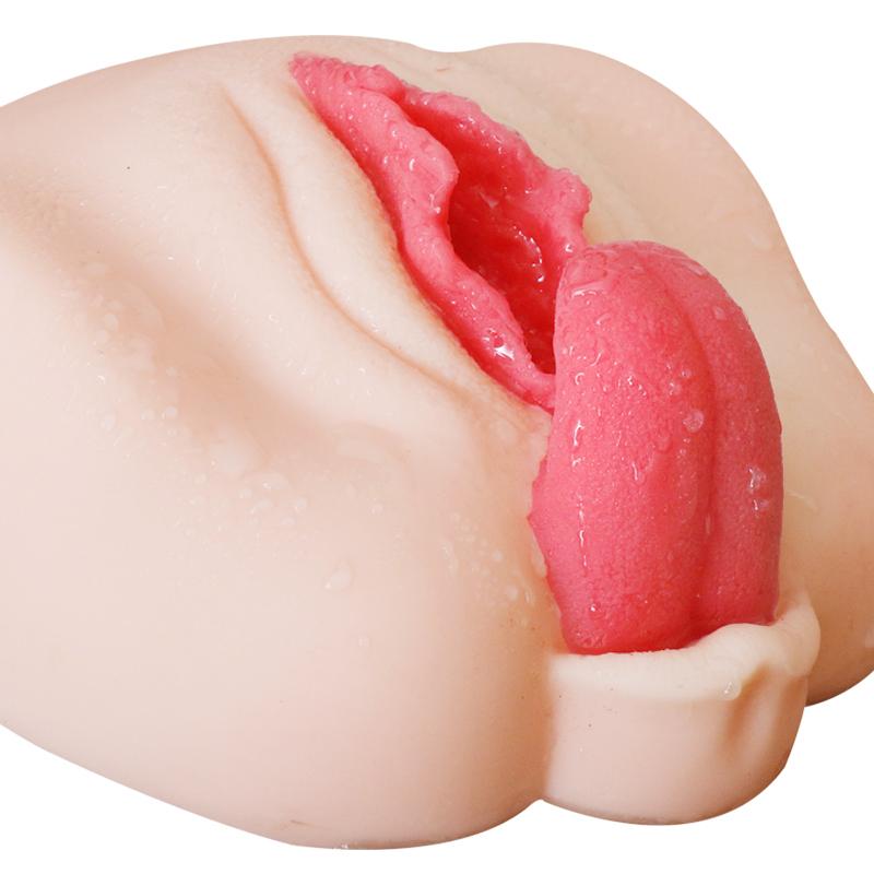 Men's Masturbator Inverted Model Oral Sex Big Ass Soft Tongue Vagina Real Skin Feel Sex Toy