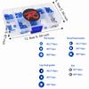 Aluminum Alloy RC Cars Screw Kit 1/10 1/8 Scale Flat Washer Set Cup Head Screw  For RC Hobby