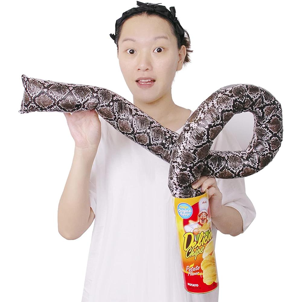 Potato Chip Snake Potato Chip Cans for Prank Props or Party Decoration