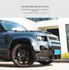 20+ Land Rover Defender 110/90 Front Splitter Upgrade Kit: Front Bumper PP with Daytime Running Lights