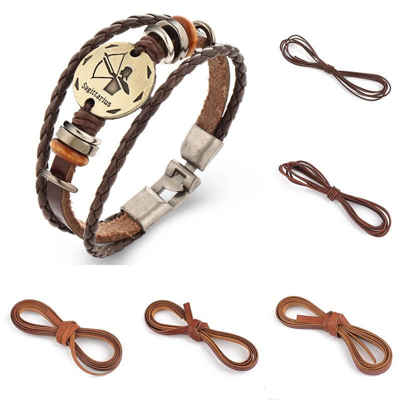 2M Braided String Necklace Bracelet Round/Flat DIY Rope Craft Cord