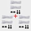 1Pair/3Pair New Unisex Round Elastic Shoelace High-Quality Laces for Sneakers and Casual Shoes Available in A Variety of Colors