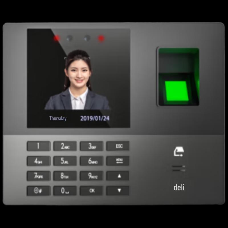 Deli Smart Face & Fingerprint Cloud Time Clock
