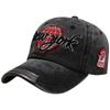 Vintage New York Embroidered Baseball Cap Adjustable Unisex Hat with Globe Design, Casual Style for All Seasons