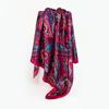 Headband Scarf Women Fashion 90*90cm Silk Satin Hijab Bandana Neckerhicef Sun Protection Shawl Wrap Headscarf Paisley