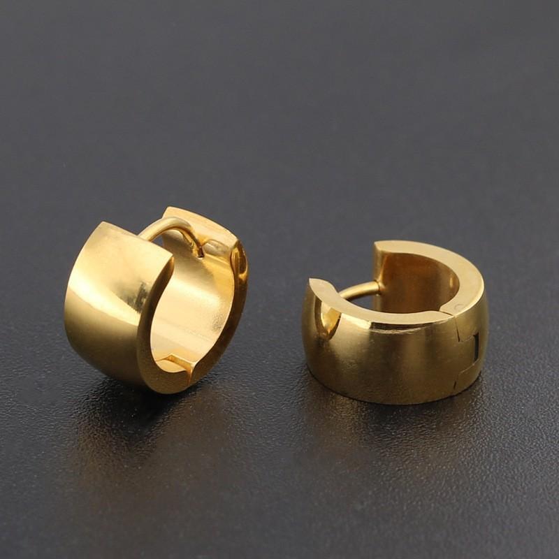 Stud Earrings Men's Trendy Ear Buckles Personalized Versatile Earrings Women's High-end Jewelry Accessories Earrings