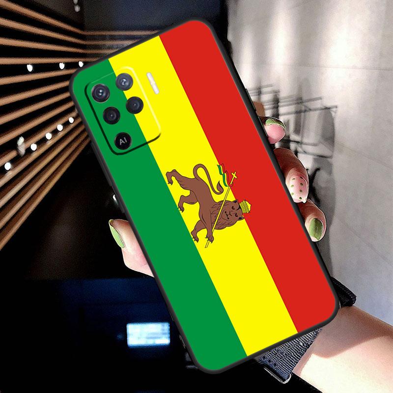 Ethiopia Flag Case For Oppo A5 Pro A15 A17 A57 A77 A18 A38 A58 A78 A98 A94 A74 A54 A16 A76 A96 A40 A60 A80