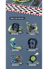Kids' Mini Car Model with Tracks & Parking Lot - Educational Alloy Toy Gift