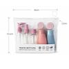 Portable Refillable Bottles Convenient Pump Spray Jars Premium Travel Bottles Set  Shampoo