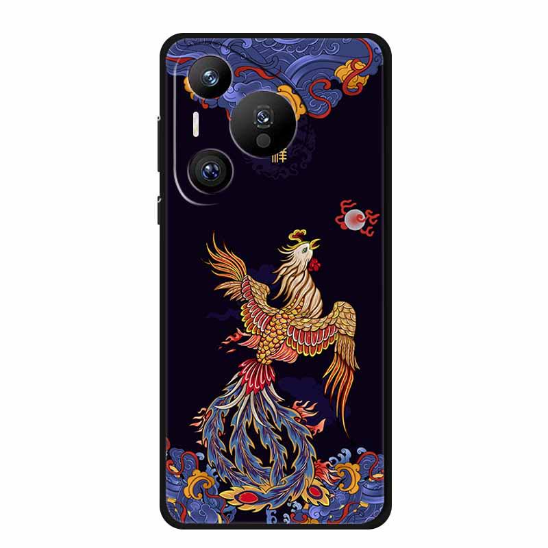 Huawei Pura 70 Pro Retro Embossed Texture Phone Case - Soft Color Painting Style