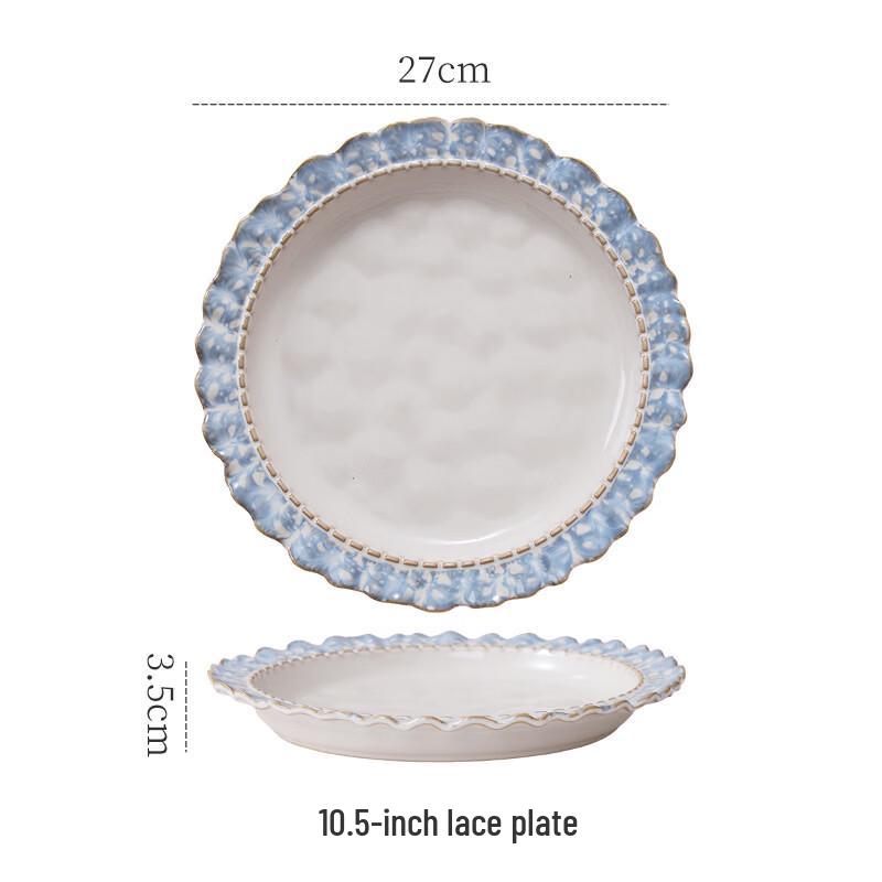 RuHan Vintage Palace Style Ceramic Plate