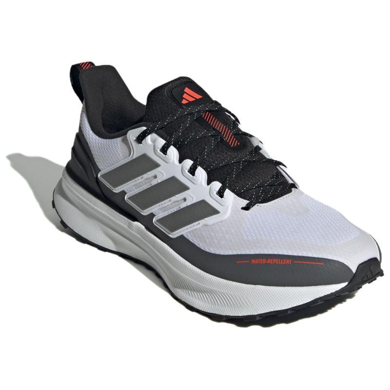 Adidas ULTRARUN 5 Chaussures de course basses antidérapantes et résistantes à l'usure pour hommes Baskets blanches et grises JP5907