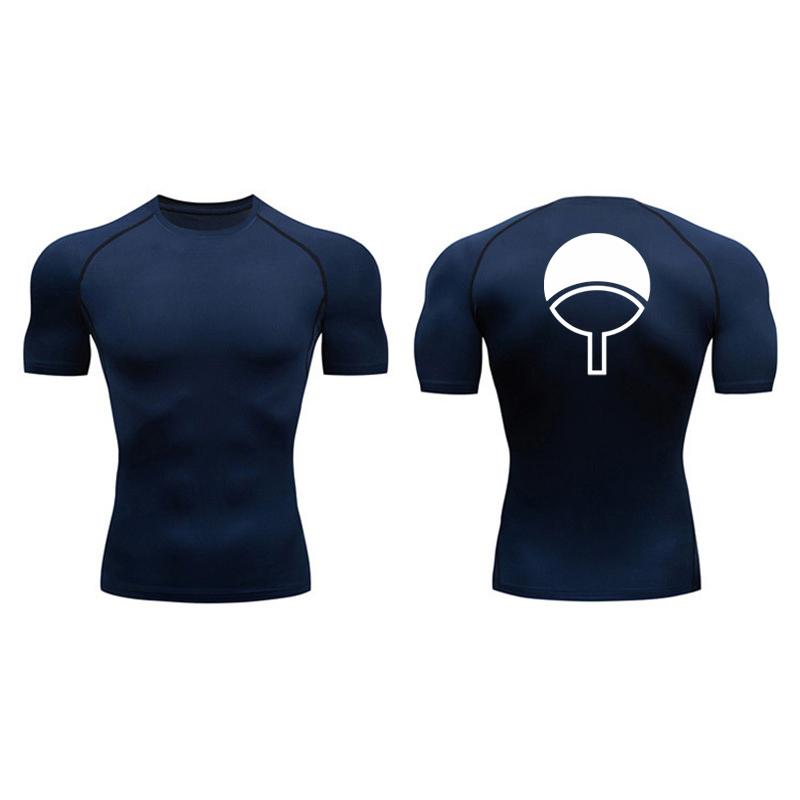 Graphic Short Sleeve Compression Shirt for Men Summer Athletic Quick Dry Tshirt Gym Workout Running Tees Tops Sporty Baselayers