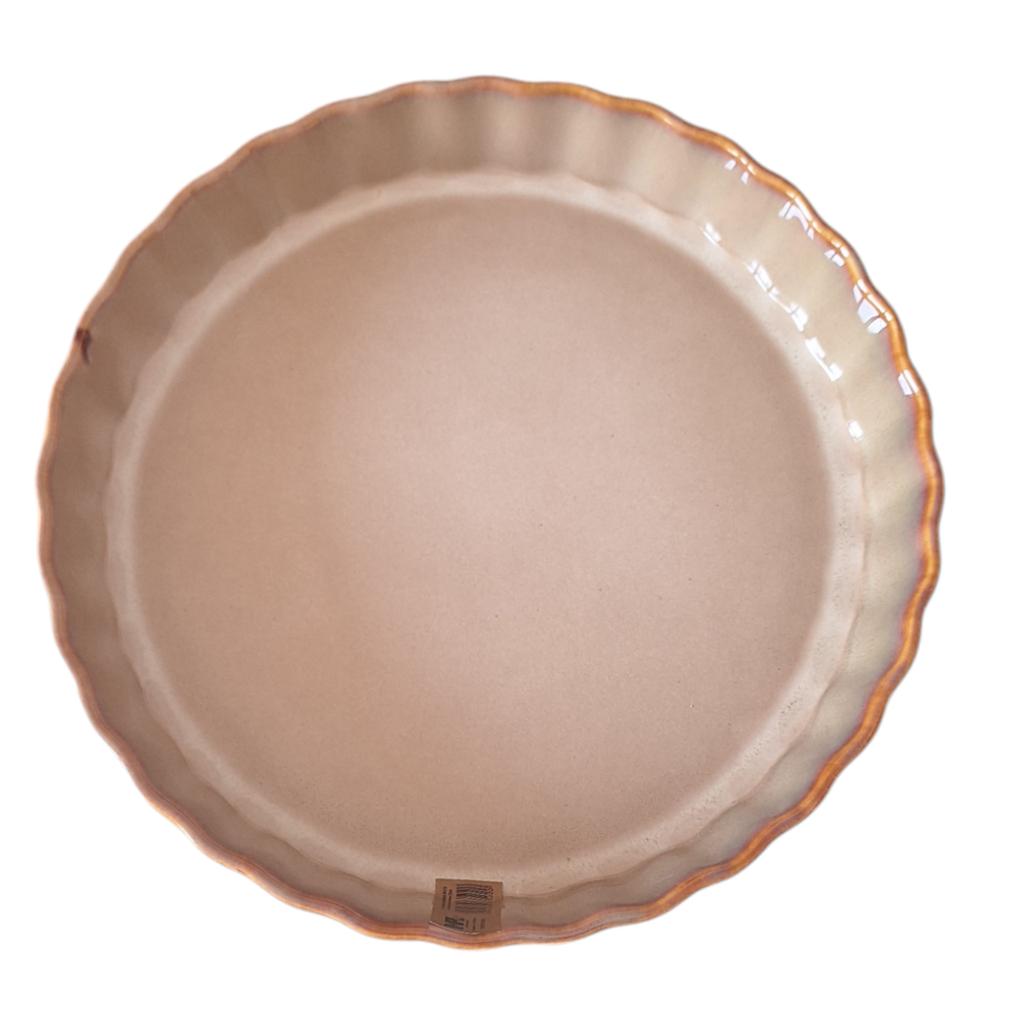 CERAMIC OVEN-SAFE TART PAN 27 cm
