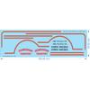 1989 Western Star 4864F Pinstripes - 1/24 - Water Decal