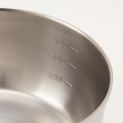 Endo Shoji SA18-10 Three-Layer Steel Yatoko Pot (with Measuring Scale), 16cm, AYT0916