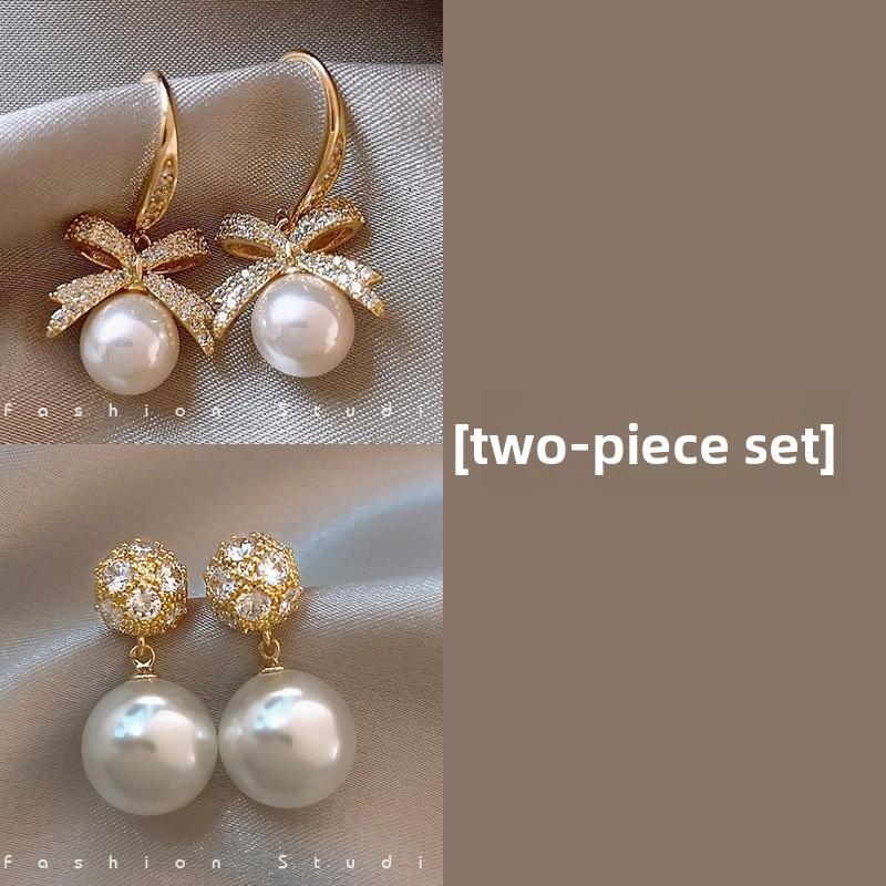 

Жемчужные Ретро Премиум Серьги-гвоздики Женские Года Супер Огонь Текстурные Серьги Темперамент Иностранный Стиль Серьги