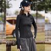 Elegant Slim-Fit Zipper Knit Cardigan
