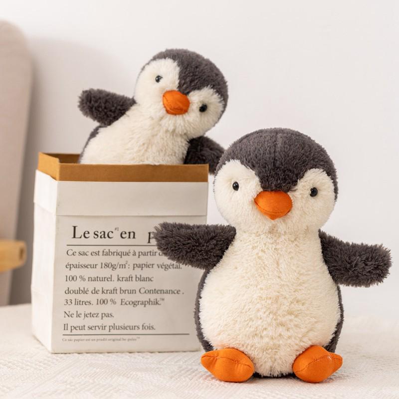 Peanut Penguin Plush Toy: Soft, Mini Short-Haired Doll for Soothing Sleep