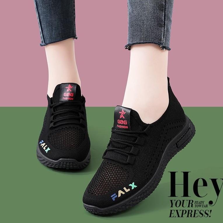Summer casual women's shoes, soft soles, sports mesh, breathable, little red shoes, work shoes