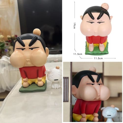 Crayon Shin-chan Decoration, Crayon Shin-chan Figure, 18cm PVC, Cute, Stylish, Popular, Pre-Colored Plastic Model, Gift, Doll Figure, Boys and Girls T