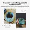 120ml Venda Quente High-end Especial Único La Hua Cerâmica Xícara de Café Porcelana Vintage Esmaltada Canecas Kung Fu Para Casa e Escritório