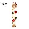 Warm Glowing Christmas Wall Decorations Door Hanger, Quilted Fabric Santa Snowman Tree Gingerbread Hanging Outdoor Porch Decoration for Holidays Light