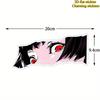 Anime Girl Peeking Eyes Sticker, Waterproof Vinyl Decal, Cool Cartoon Graphic Accessory for Motorcycle Car Helmet Bicycle Laptop